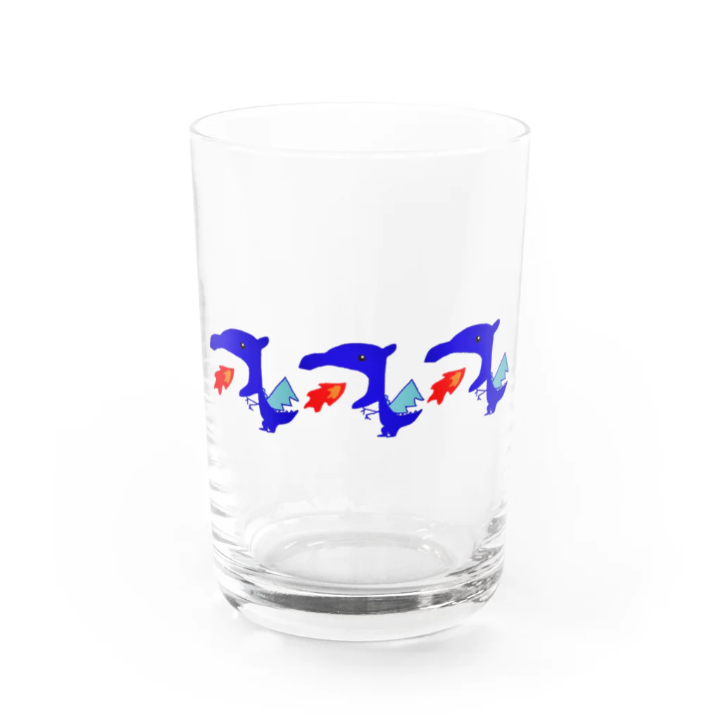 __AlohiLani__のどらごんくん Water Glass :front