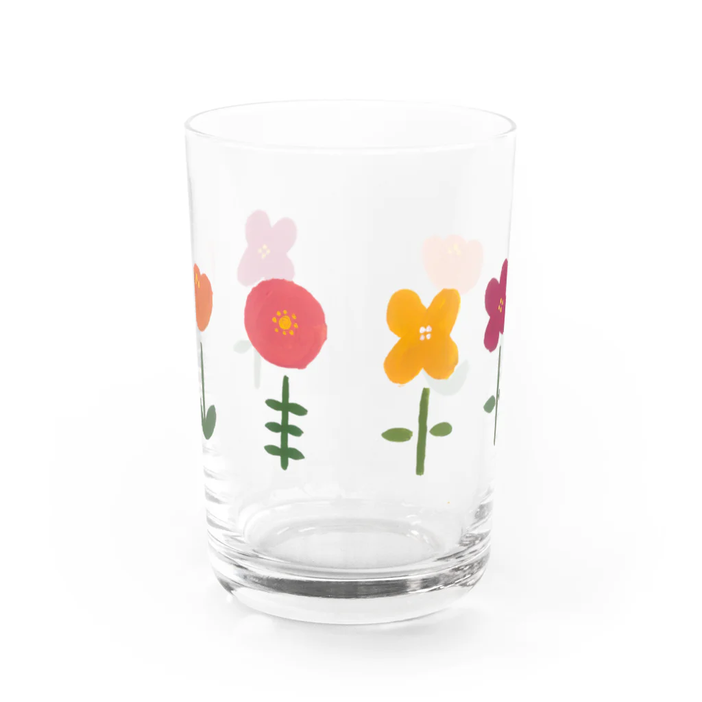 エレナのお花グラス Water Glass :front