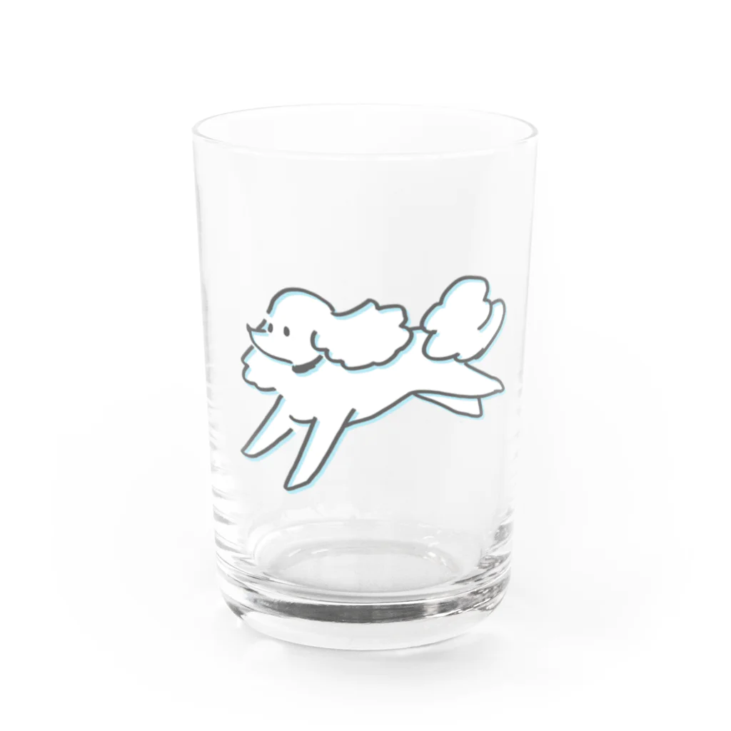 ソラリナのふわふわトイプードル5 Water Glass :front