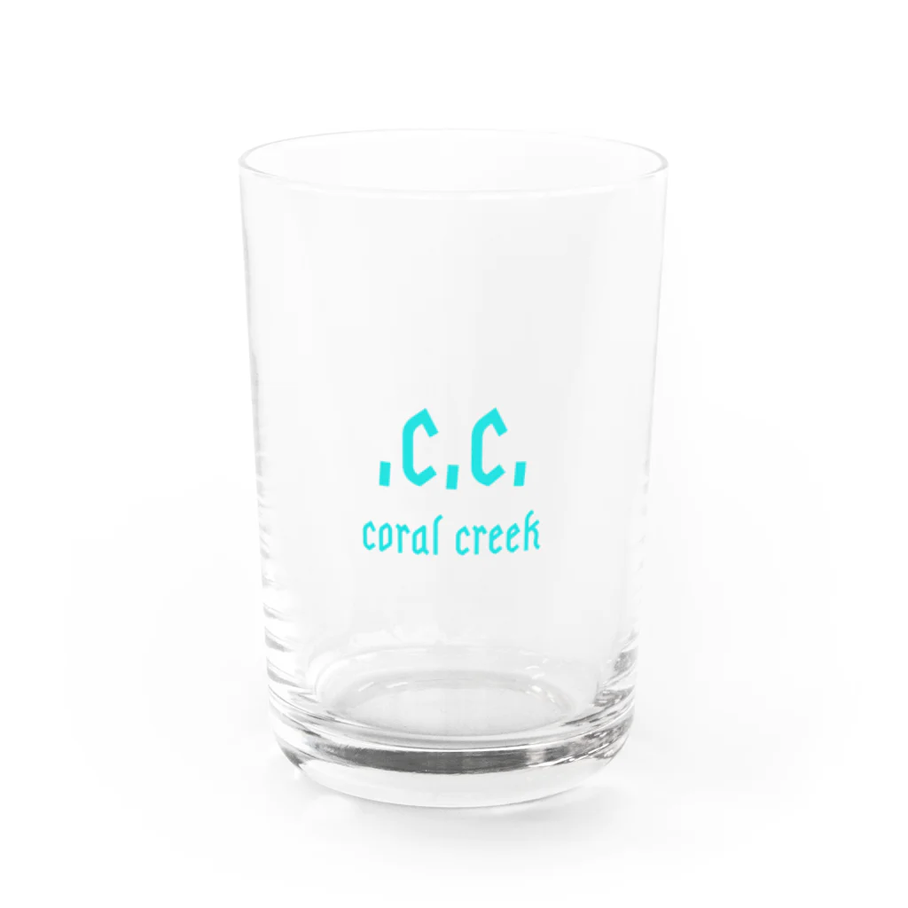 coral creek_hairのコーラルクリークオリジナルウェア グラス前面