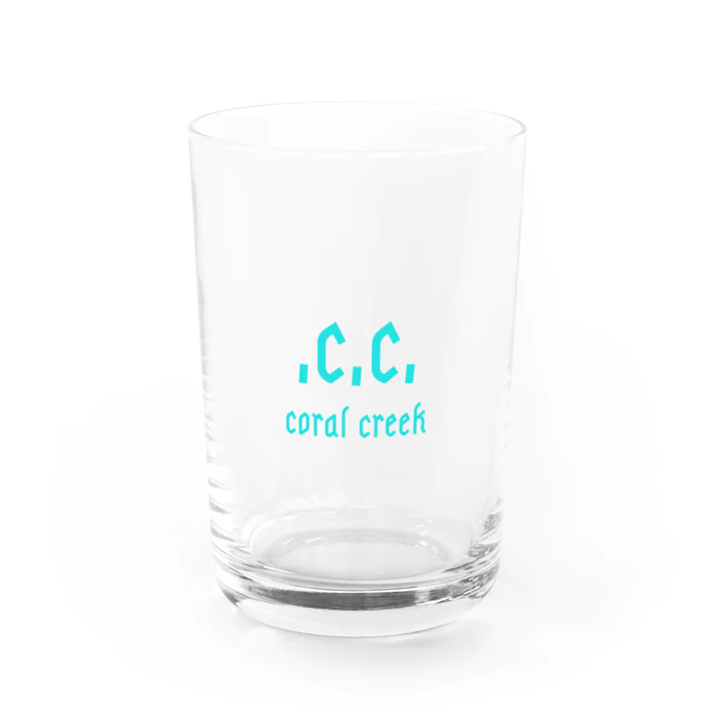 coral creek_hairのコーラルクリークオリジナルグッズ Water Glass :front