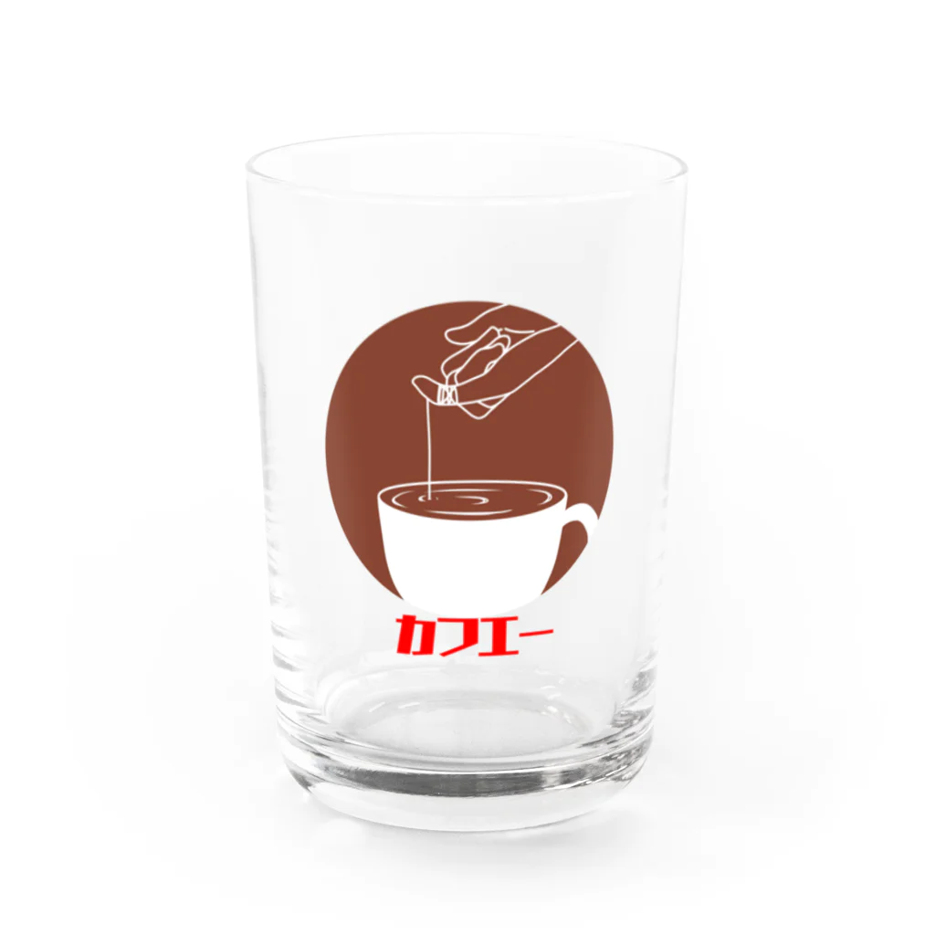 うらめし屋　のカフエー　文字入り Water Glass :front