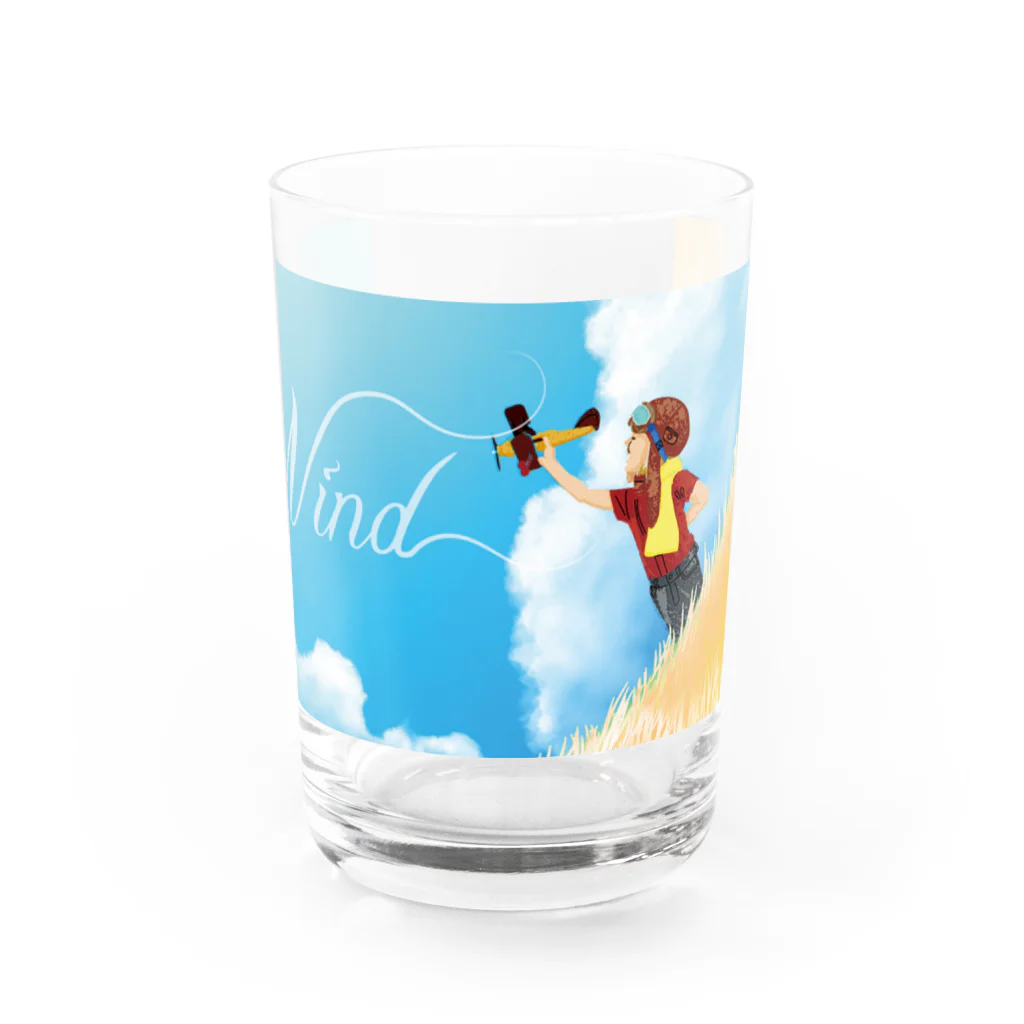 Drecome_DesignのI want to be a pilot Water Glass :front