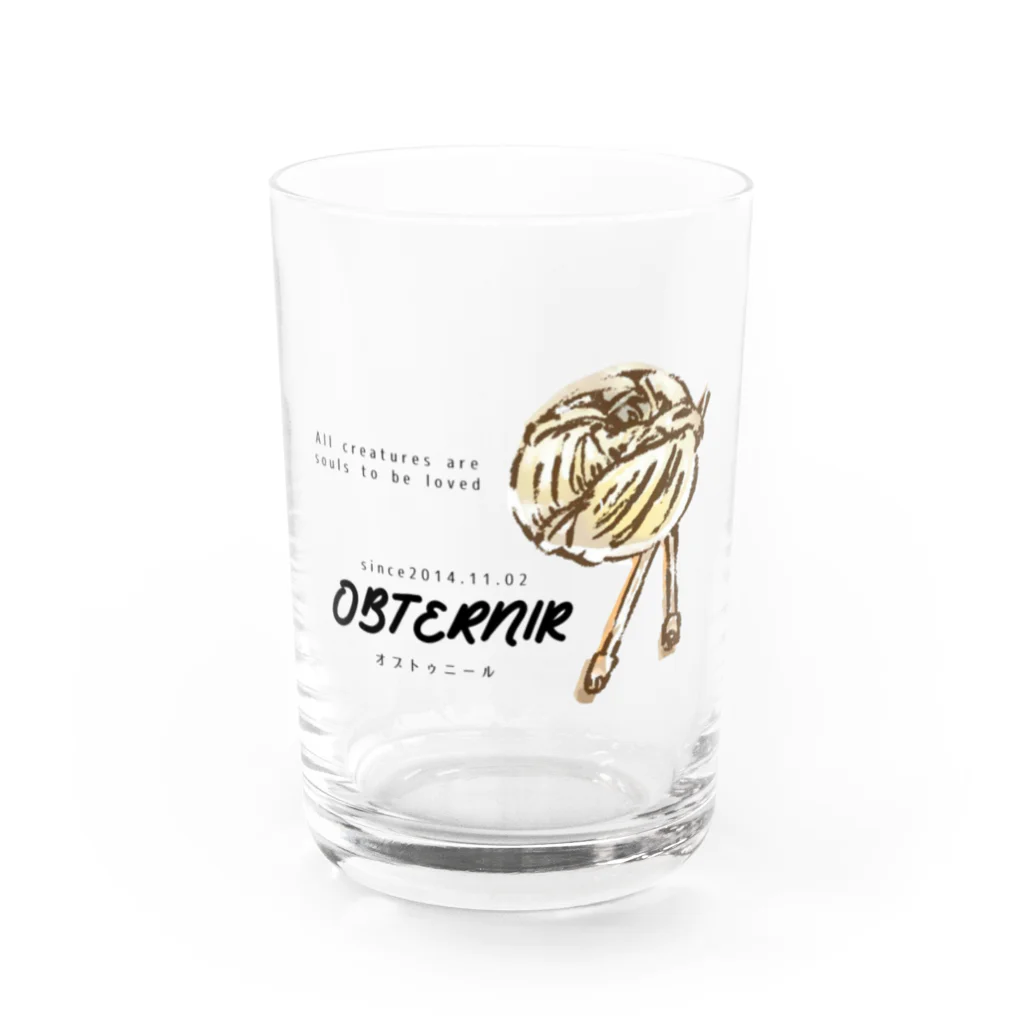 ❊ おぶ(⑉་ ⍸ ་⑉) のおみせ ❊のobternir Water Glass :front