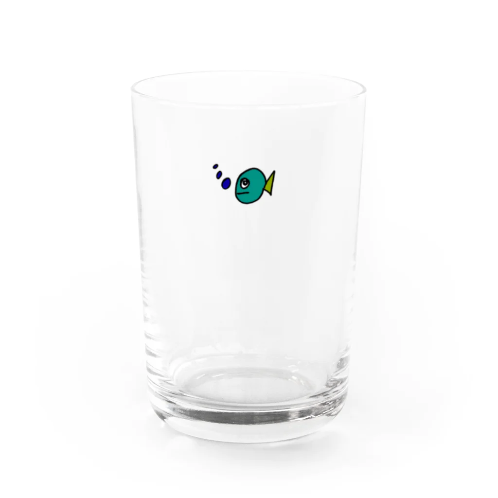 わたしの繊細で気難しいフィッシュ Water Glass :front