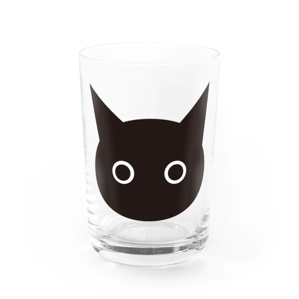 chopper'sの黒猫 Water Glass :front
