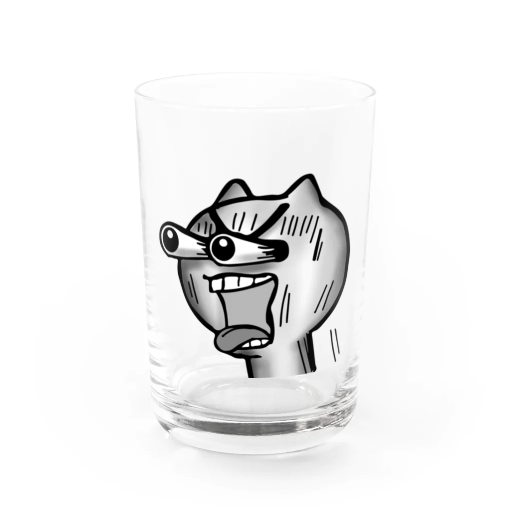 takopon_LINEの表情リアルねこ Water Glass :front