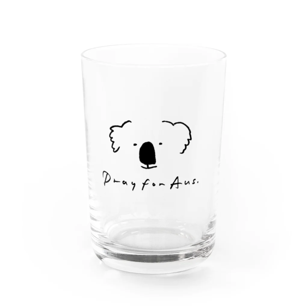 8Nos studios.の【NEW】Pray for AUS. コワラ Water Glass :front