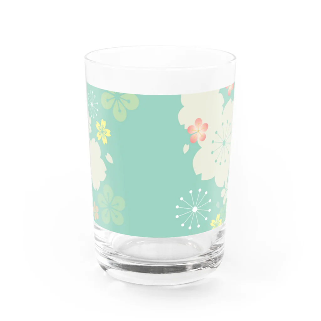 orange_honeyの桜 Water Glass :front