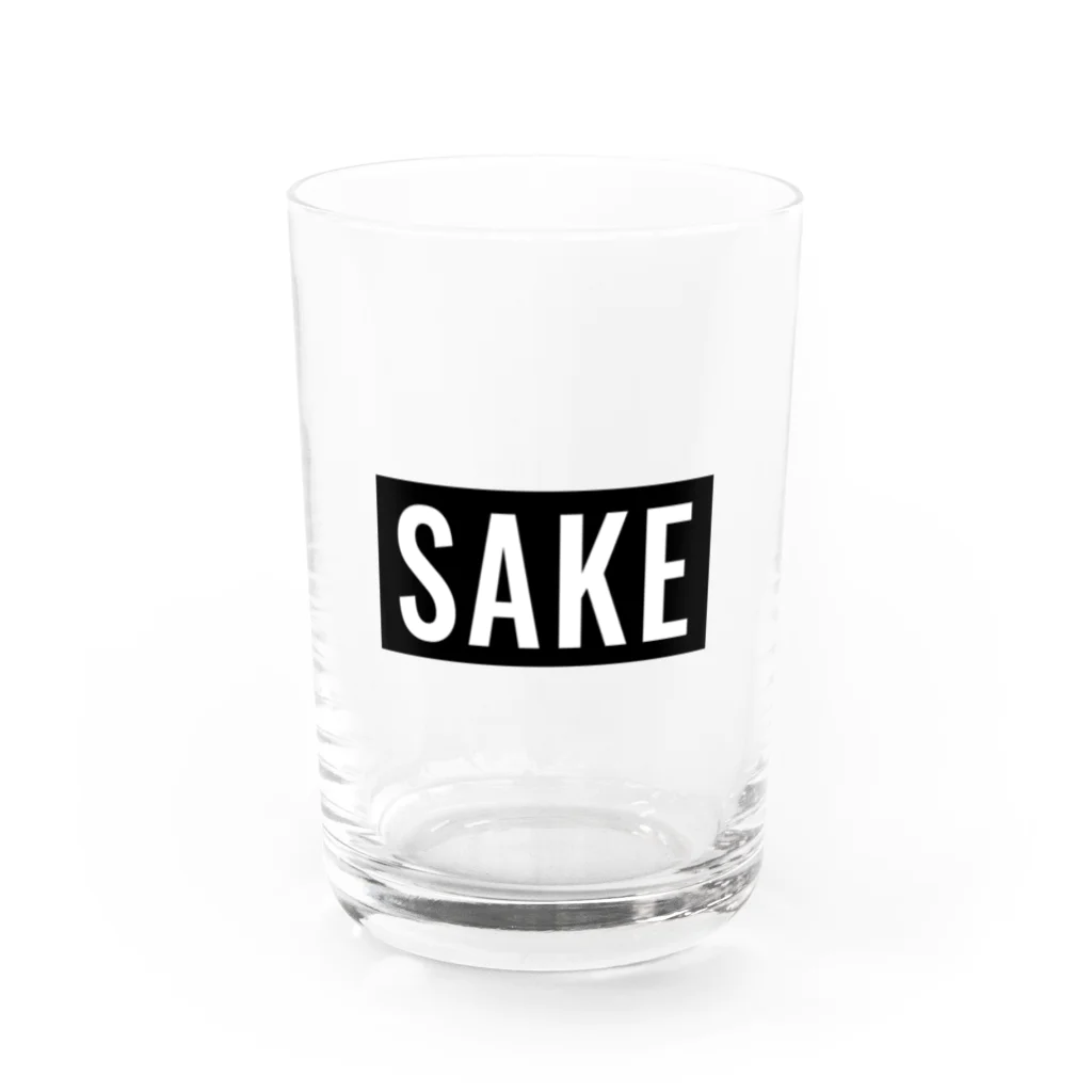 kozukuzukzのSAKE（ロゴ風） Water Glass :front