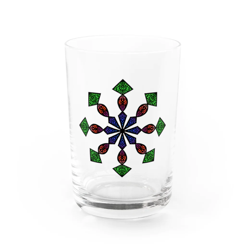 天獄堂の華曼陀羅043 Water Glass :front