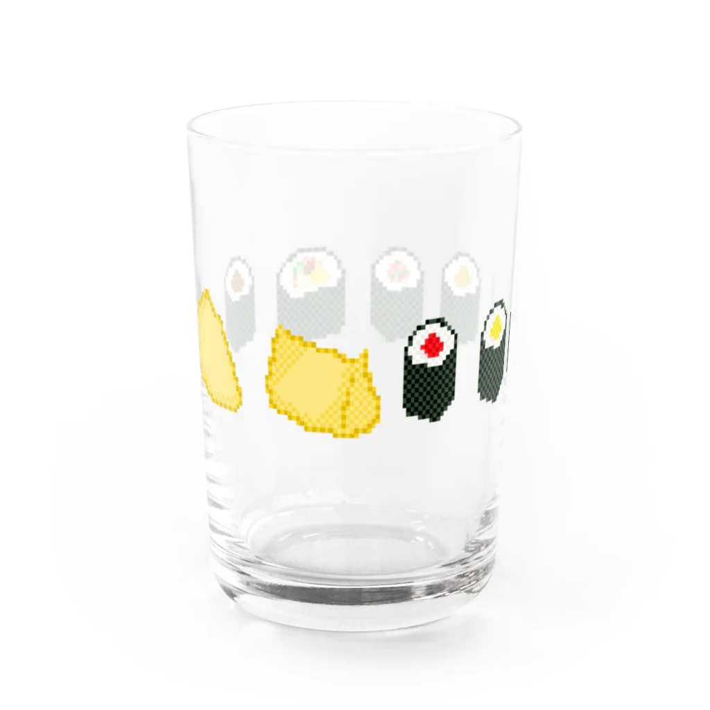 蛇口〆太のお店のお寿司（太巻き・細巻き・いなり寿司） グラス前面