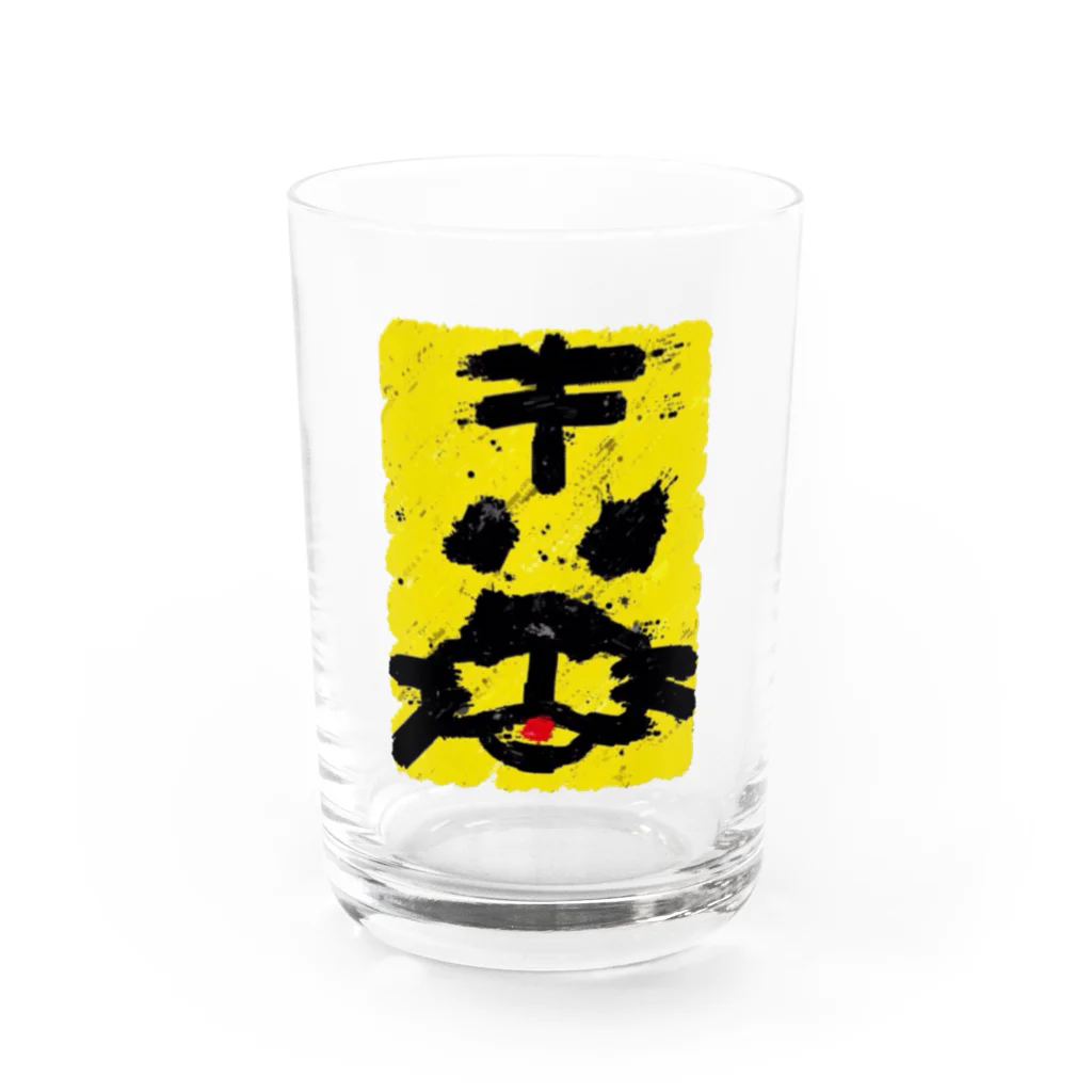 GALgalaxのクレヨンタイガー Water Glass :front