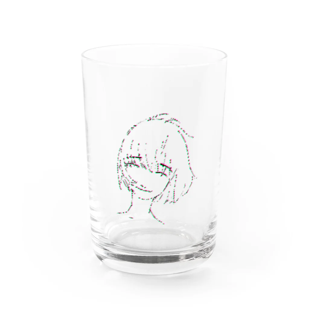 ねんねの女 Water Glass :front