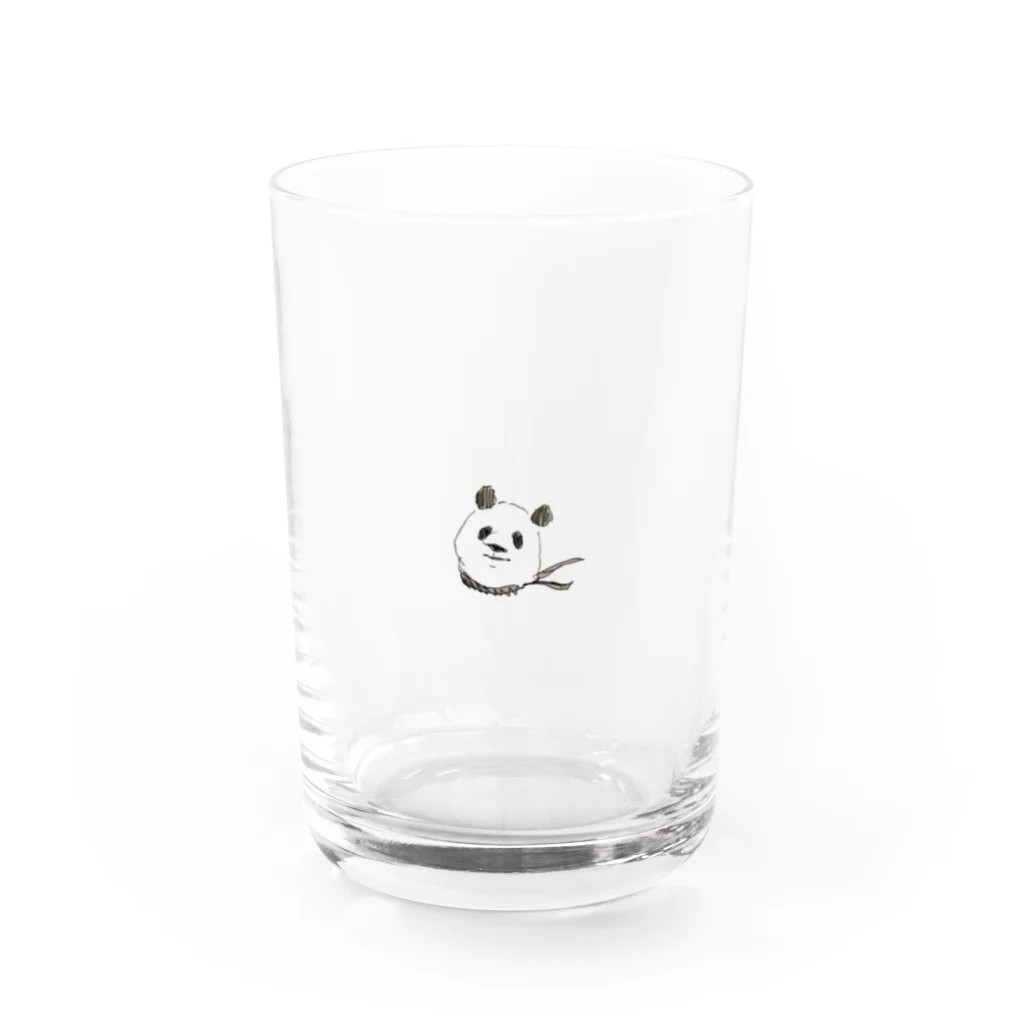 Komachiのヒーローパンダくん Water Glass :front