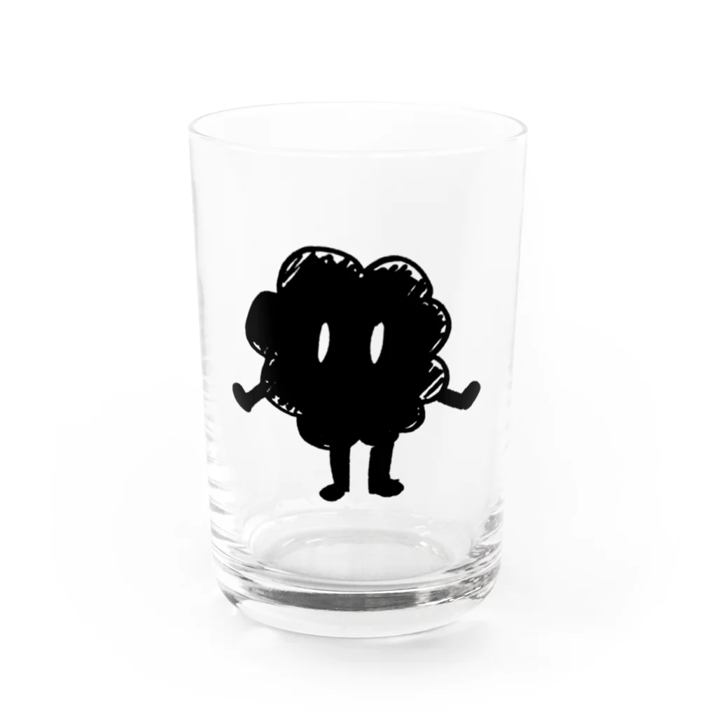 ボワボワくんのクロボワくん Water Glass :front