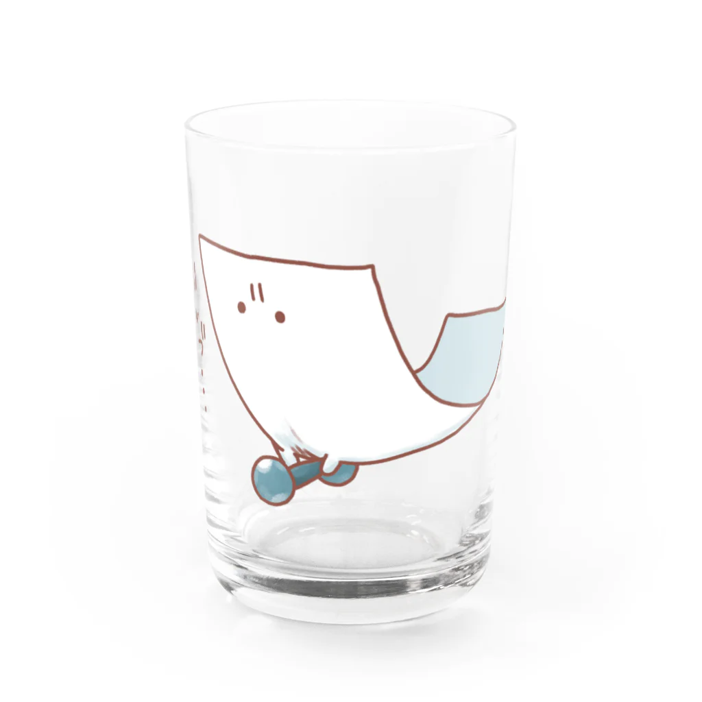 鈴の運動するもめん Water Glass :front