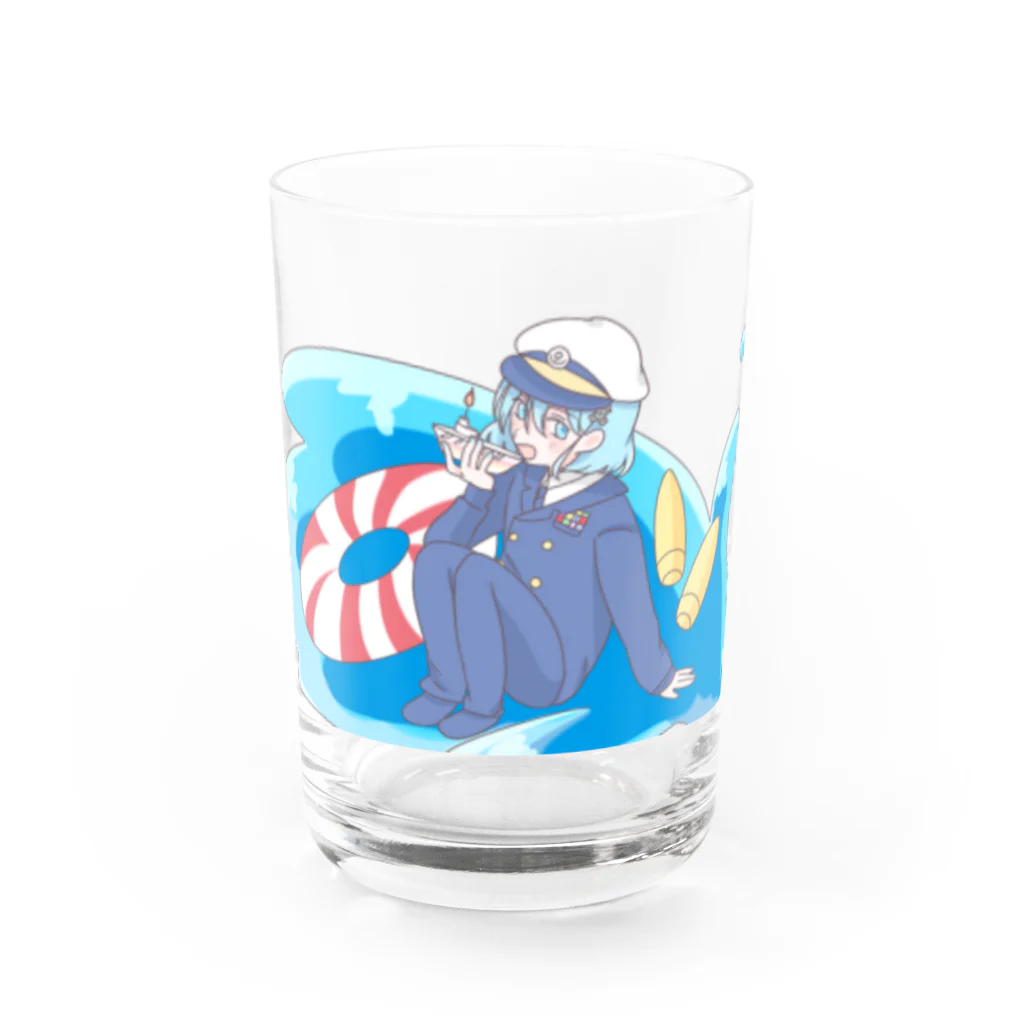 はねゆずのはねゆず(いただきます) Water Glass :front