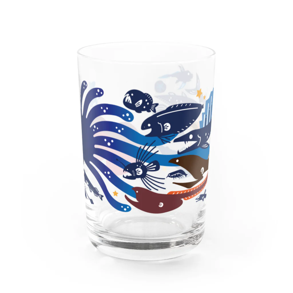 みなとまち層のグラスワールドAbyss:B Water Glass :front