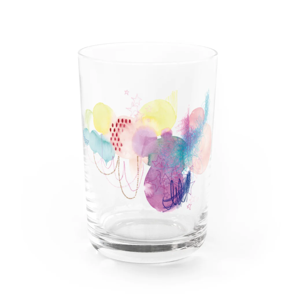 TOMOMIMASUDA-GOODSSTOREの「森からうまれる星の屑。」 Water Glass :front