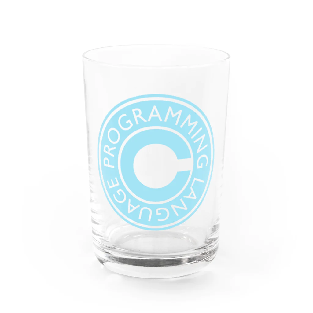 AURA_HYSTERICAのC_PROGRAMMING_LANGUAGE Water Glass :front