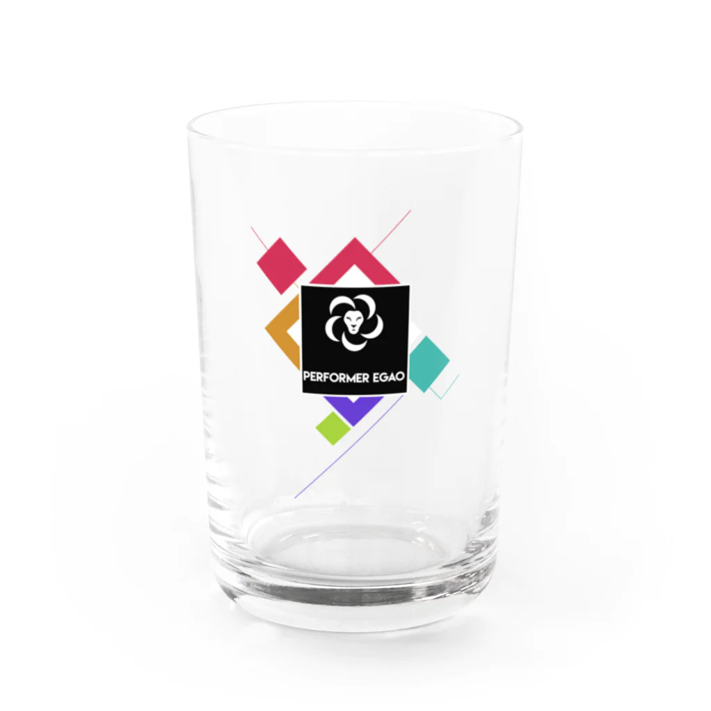 spreadの performer EGAOグッズ Water Glass :front