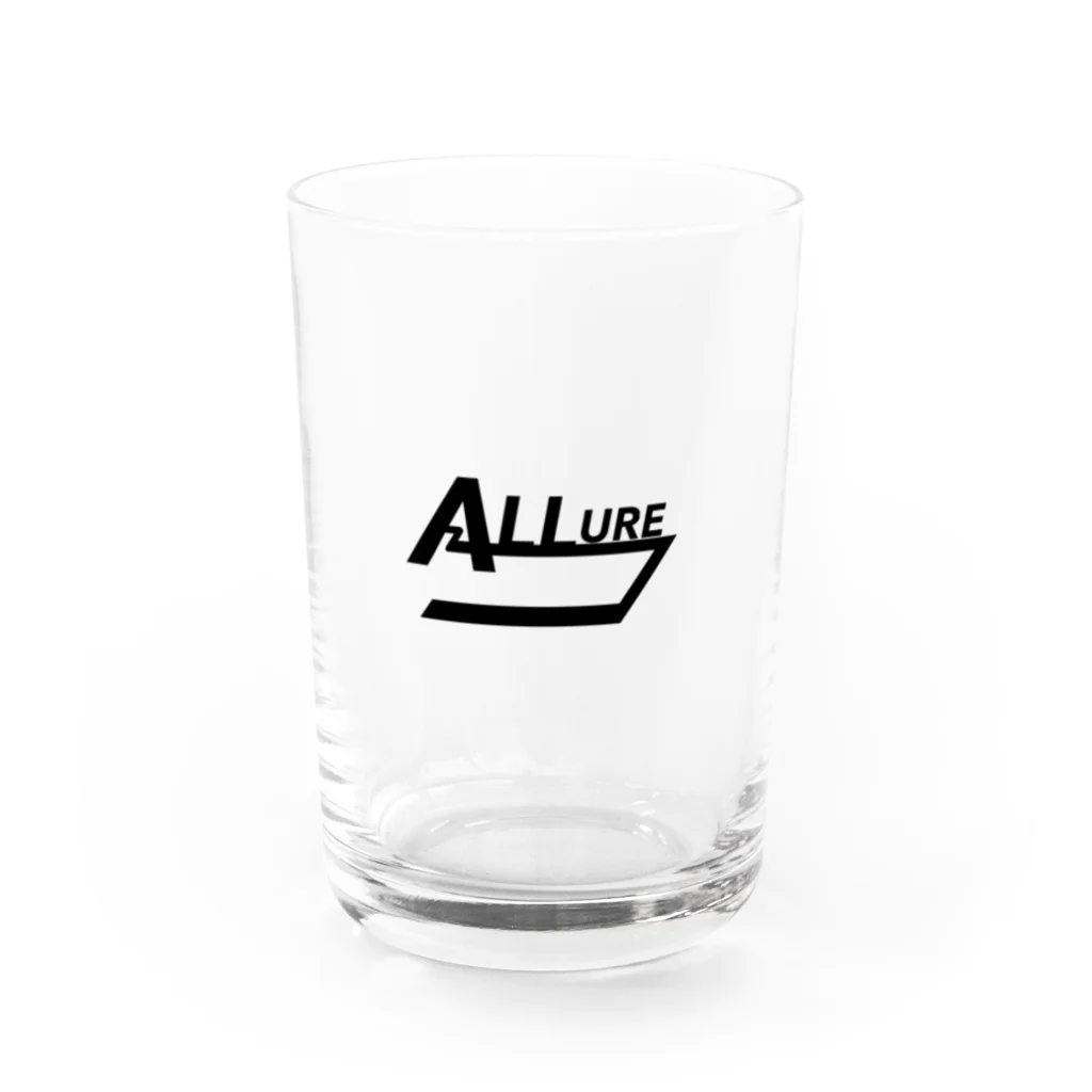 allureのallure LOGO Water Glass :front