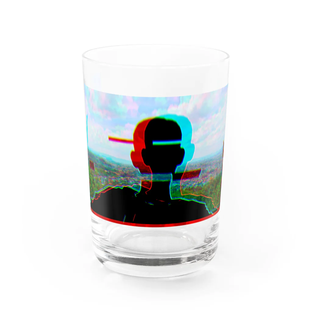 日光のSシルエット壊 Water Glass :front