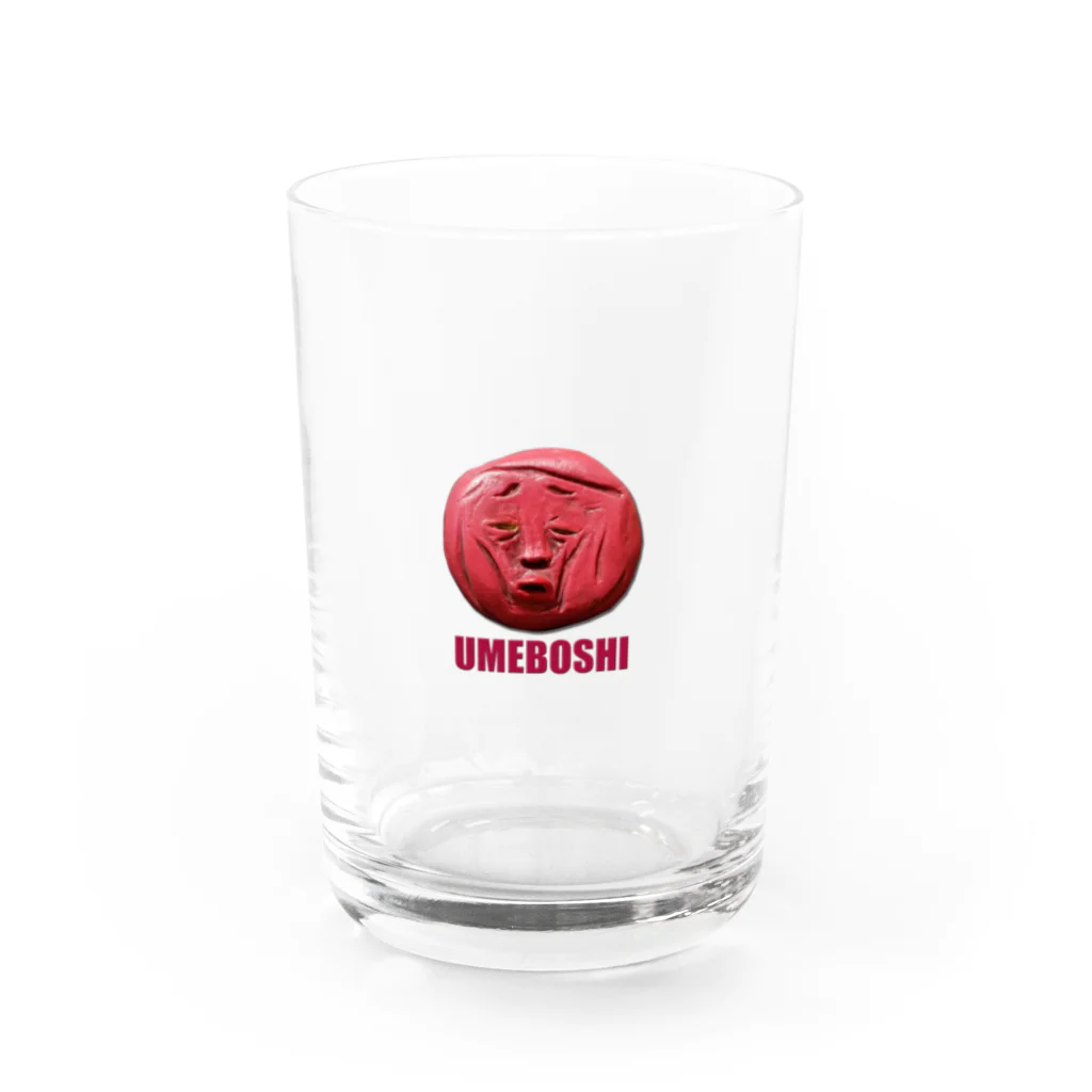 かまだ まゆめのUMEBOSHI 梅干しさん Water Glass :front