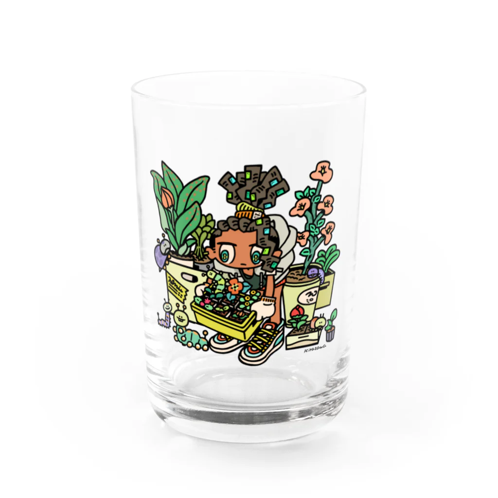 ニウハイスーカのドレッド花屋 Water Glass :front