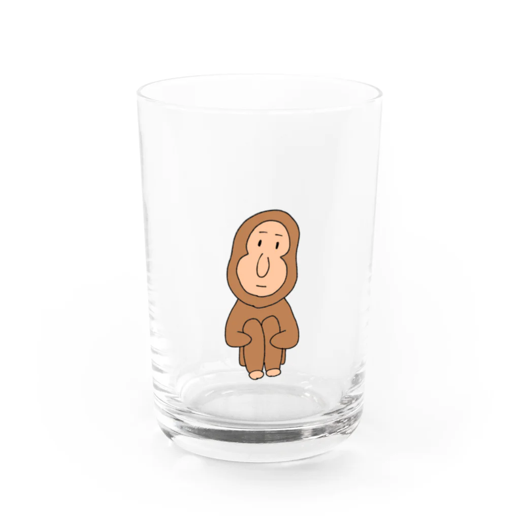 Applerのおさるくん Water Glass :front