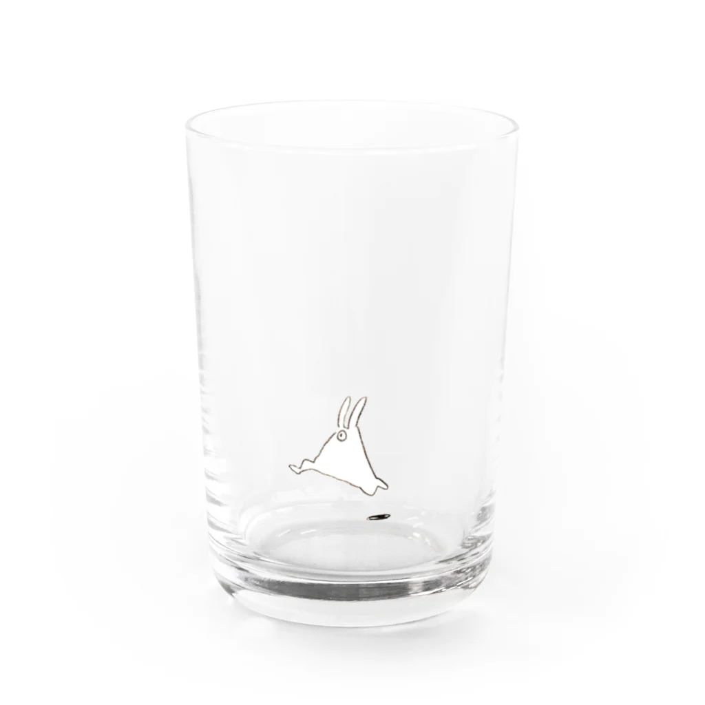 awaのusamo_pyon Water Glass :front