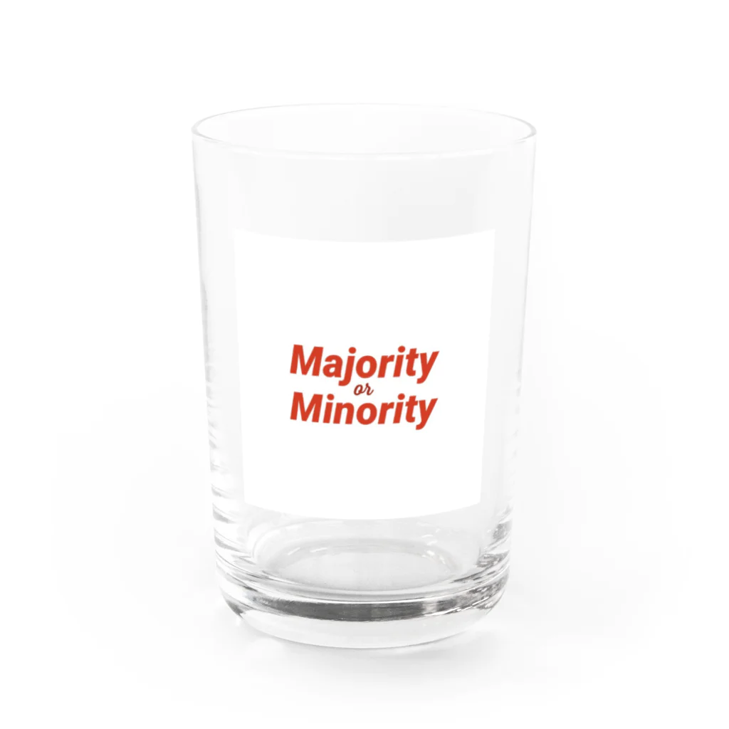 MAiCOのMajority or Minority Water Glass :front