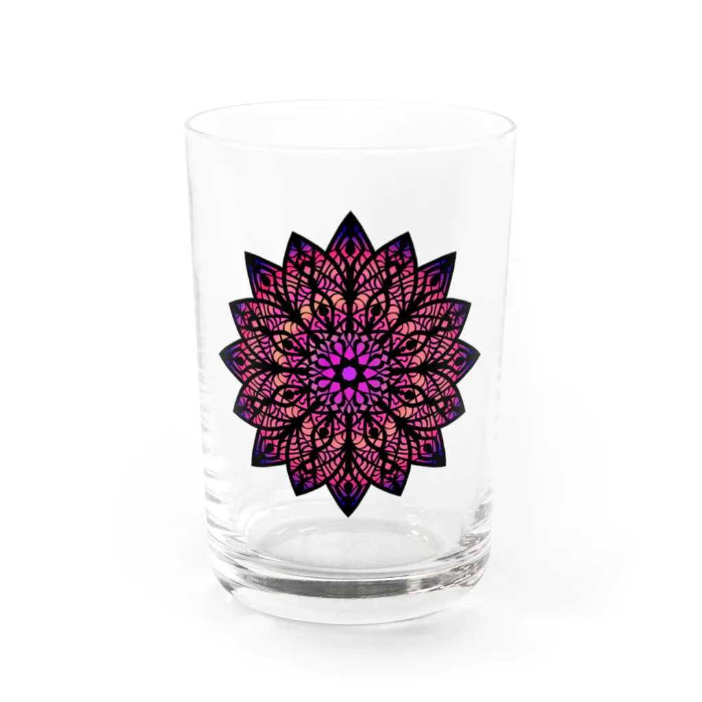 天獄堂の華曼陀羅045 Water Glass :front