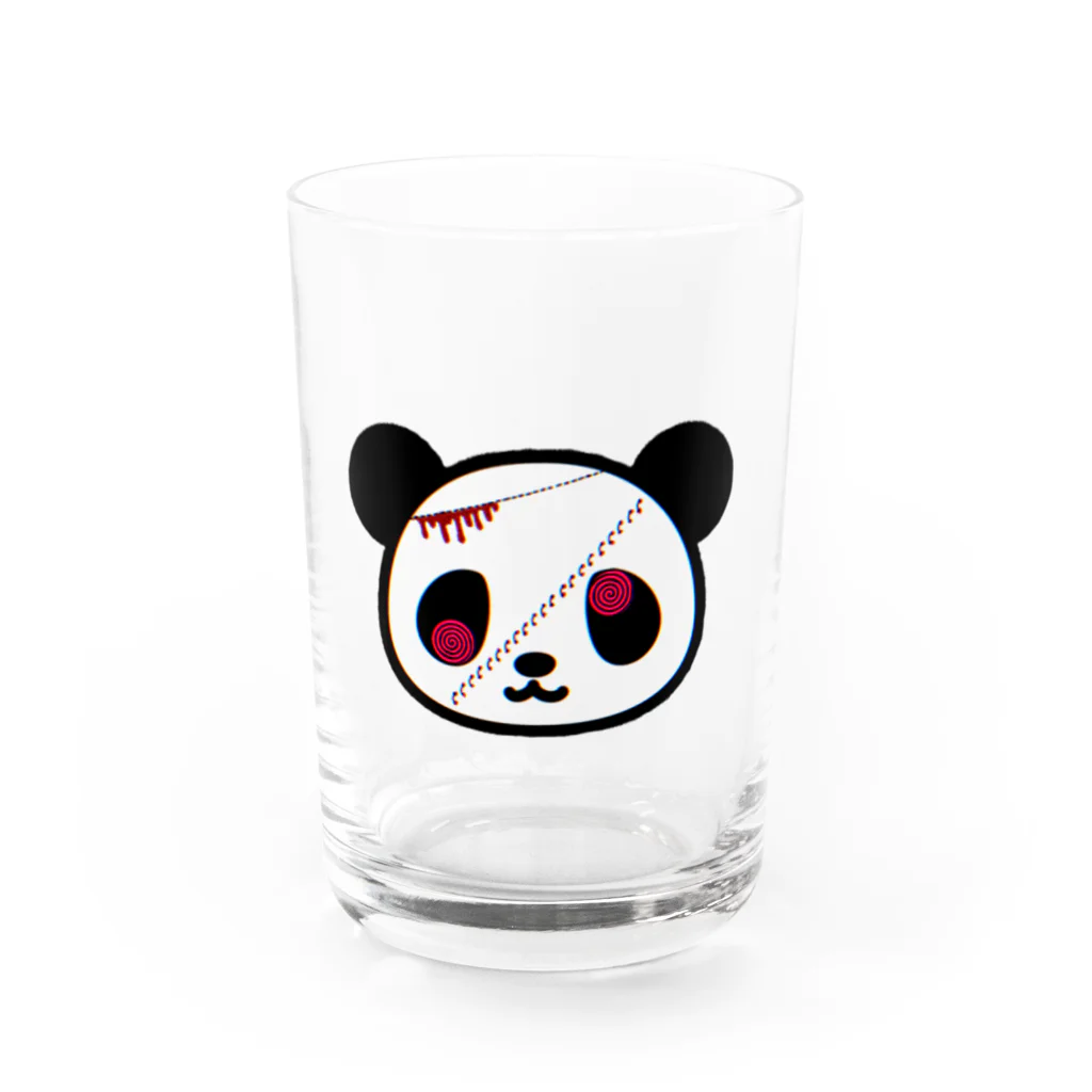 くまくまのフランケンパンダグラス Water Glass :front