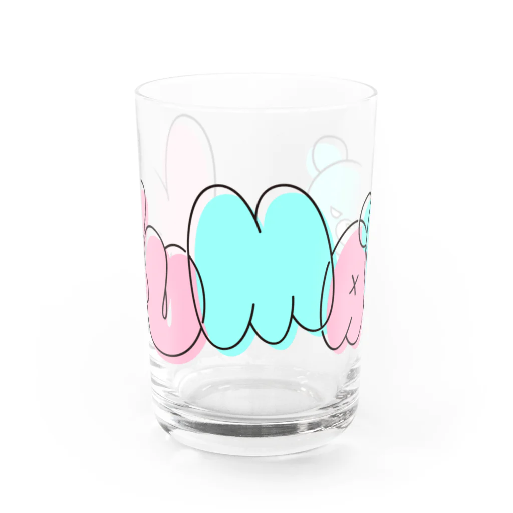 くまっぷ＠ゲーム実況YouTuberのポップくまっぷのグラス Water Glass :front