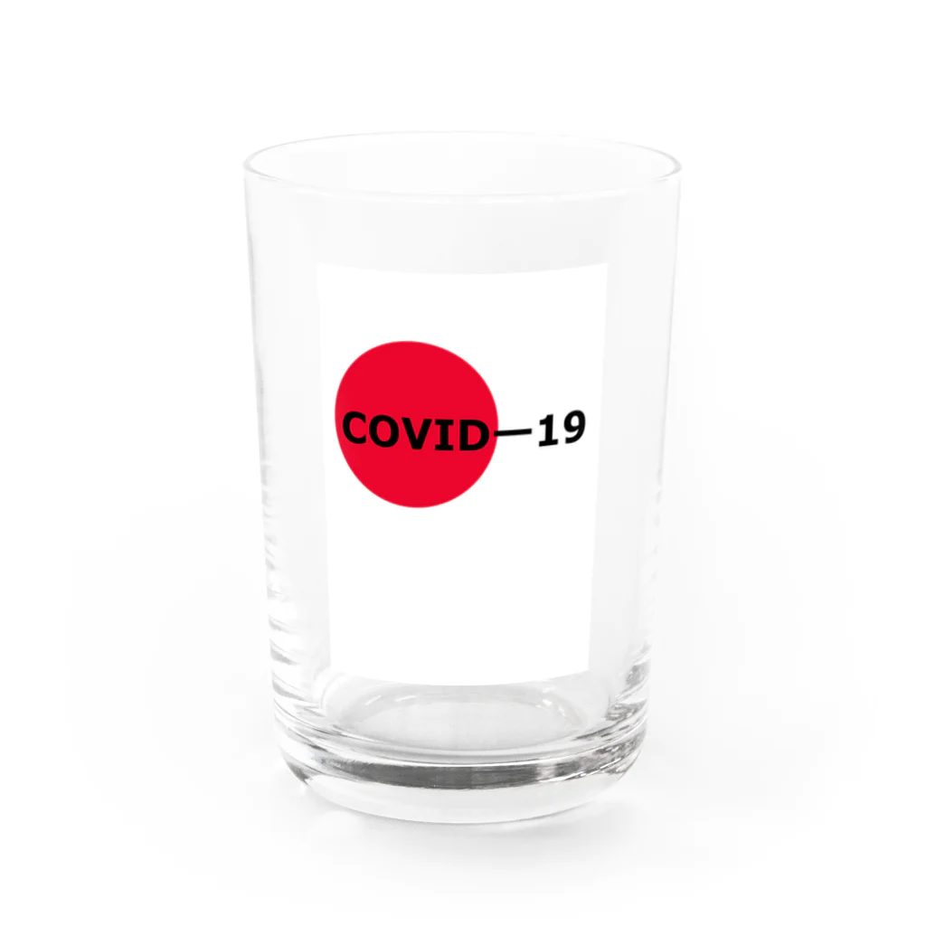 G-HERRINGのCOVIDー19 Water Glass :front