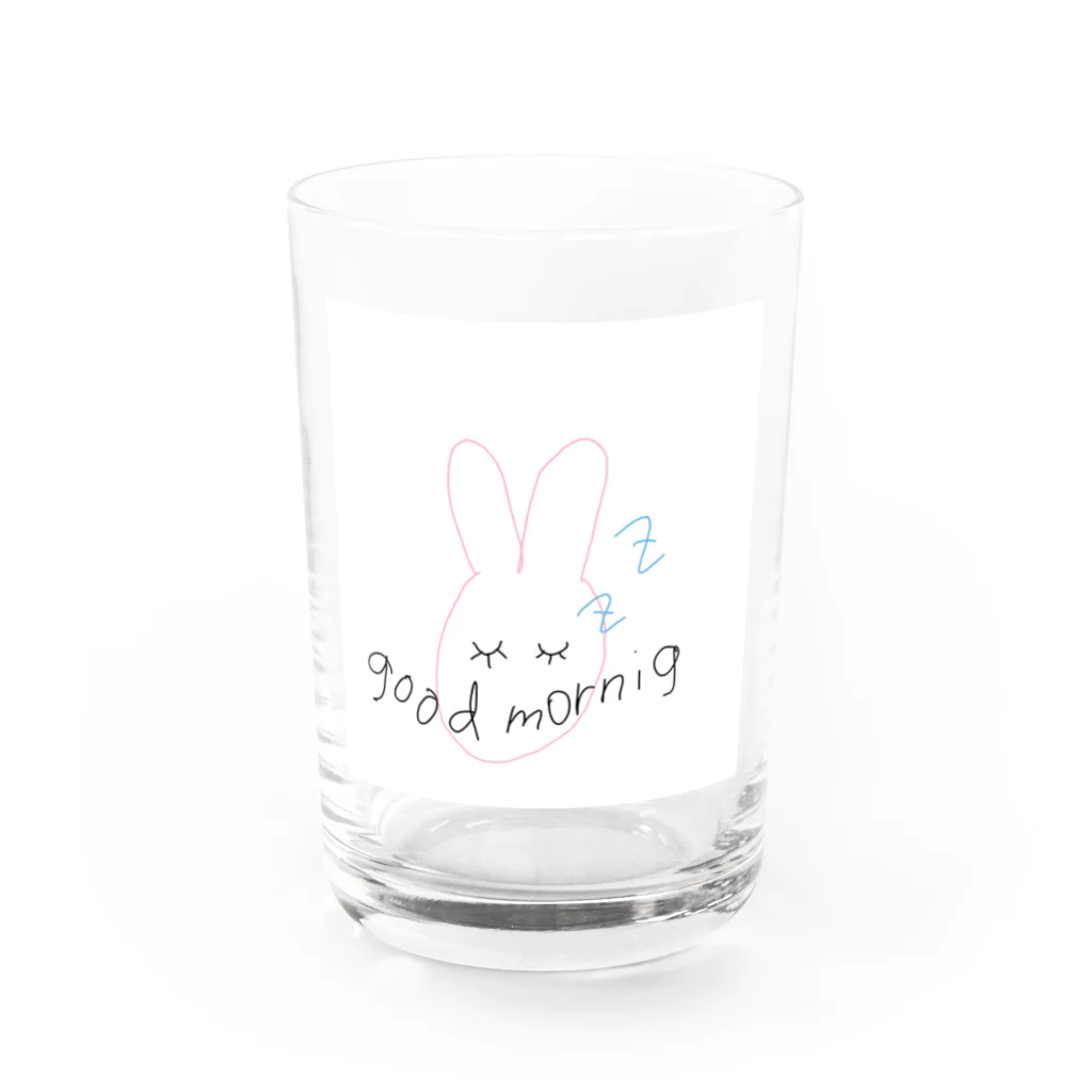 sakura❀のGOOD MORNING Water Glass :front