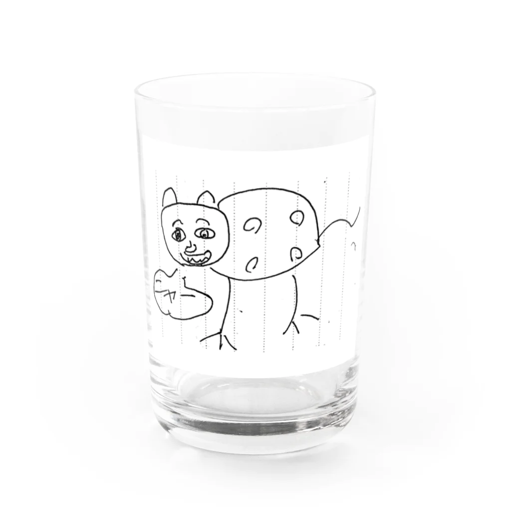 ぬちぐすいのニャー Water Glass :front