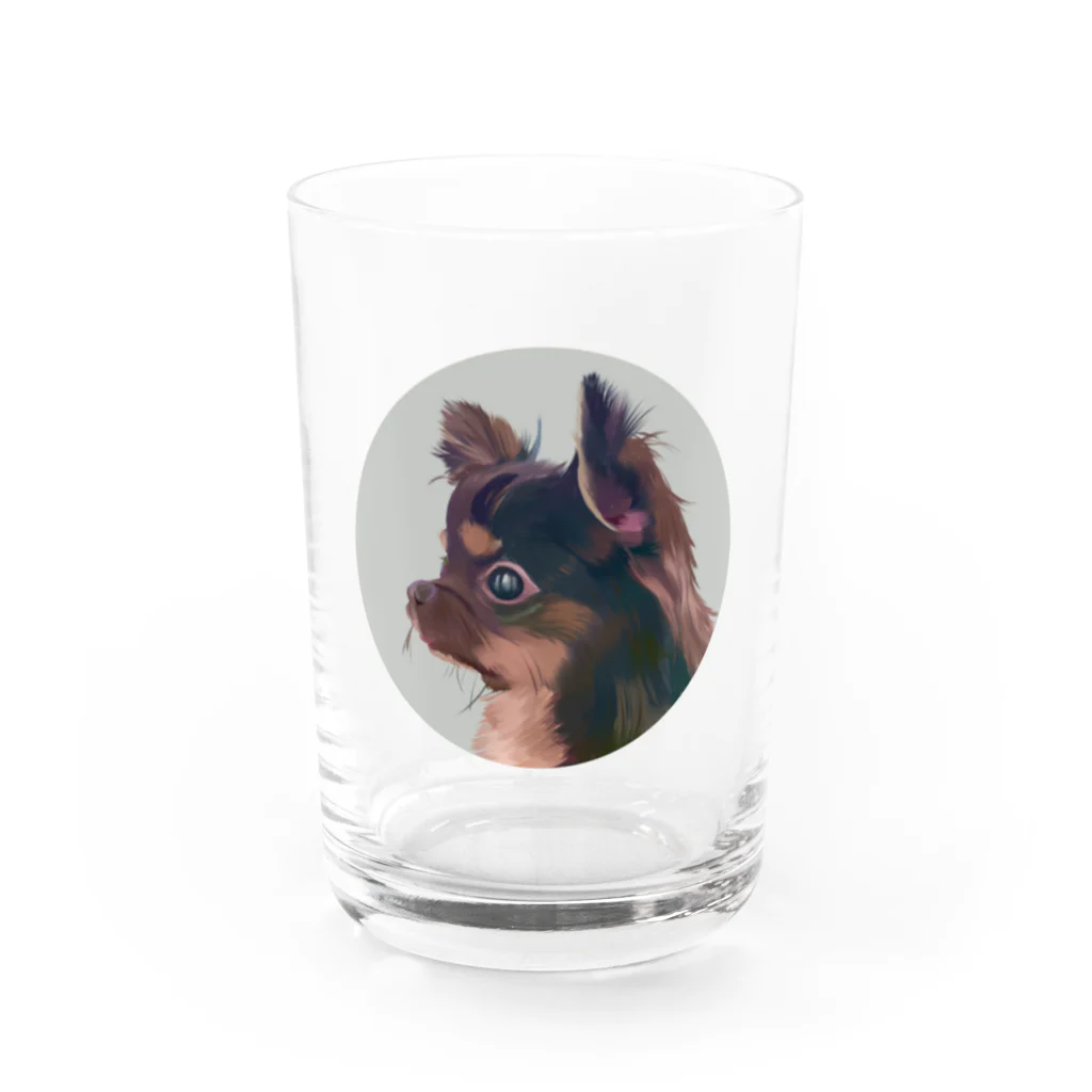 DELTA 39.4の近所のわんちゃん Water Glass :front