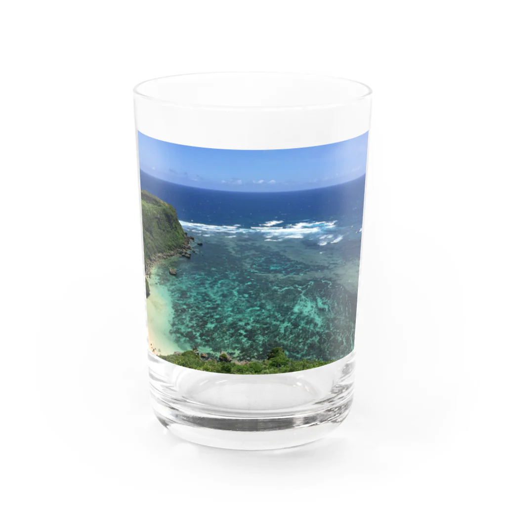 Taro Iiyamaのブルー Water Glass :front