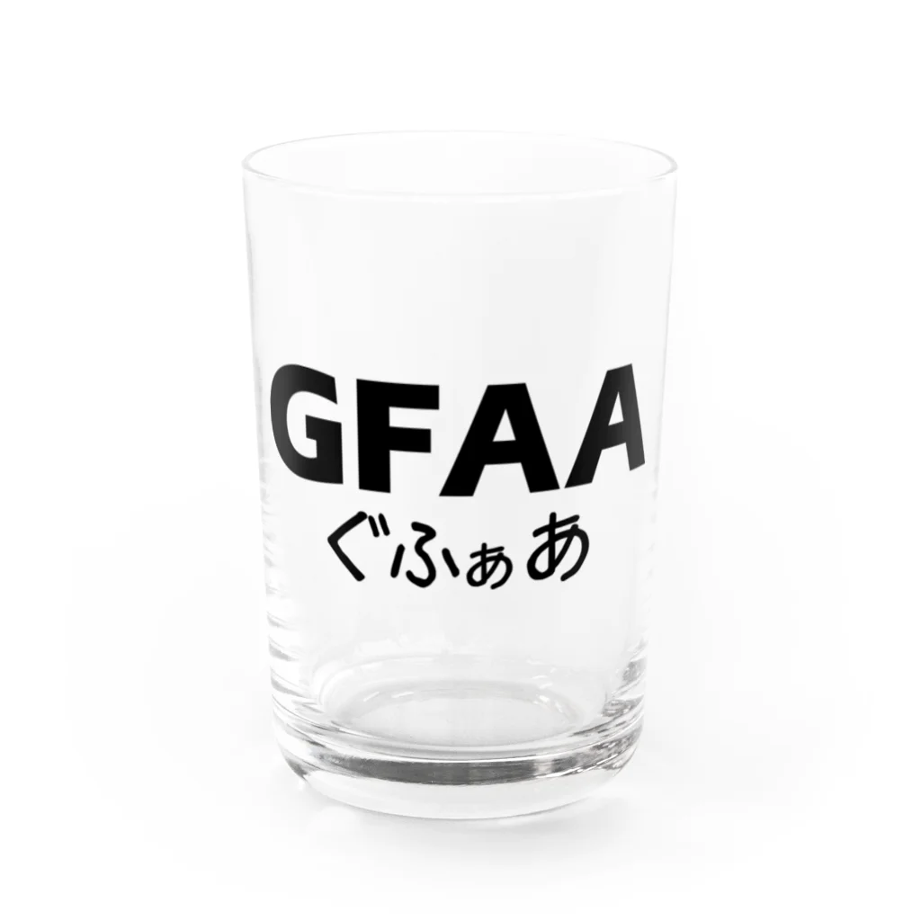 BE UPWARDのGFAA Water Glass :front