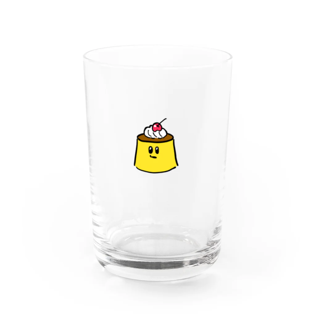 おすしやさんのプリン氏 Water Glass :front