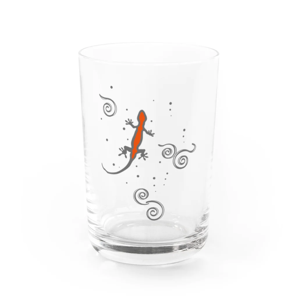 ジャパニーズスタンダードの和柄・イモリ Water Glass :front