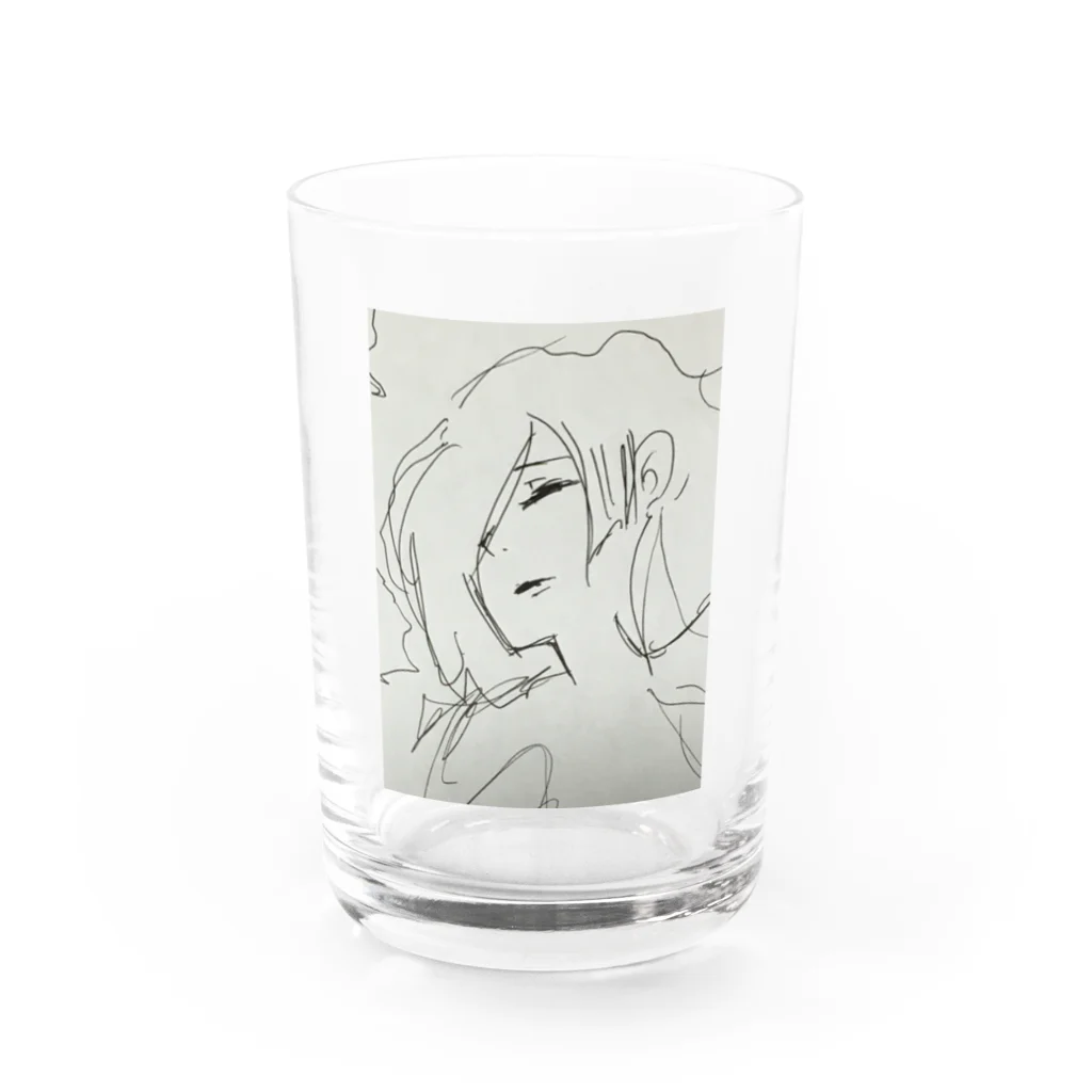 真島鏡花＠写真集『少女病』完売マンのおやすみ Water Glass :front