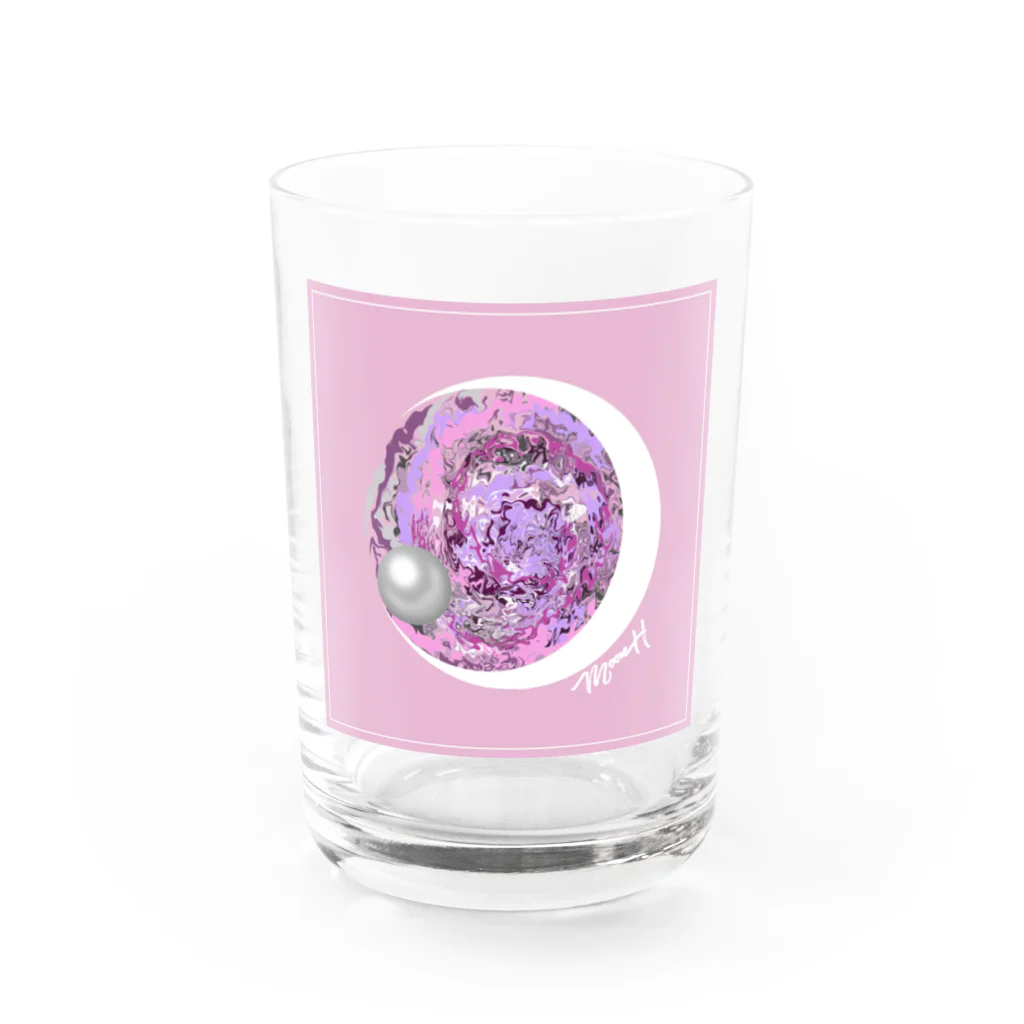 Moon.HのPerl Moon Water Glass :front