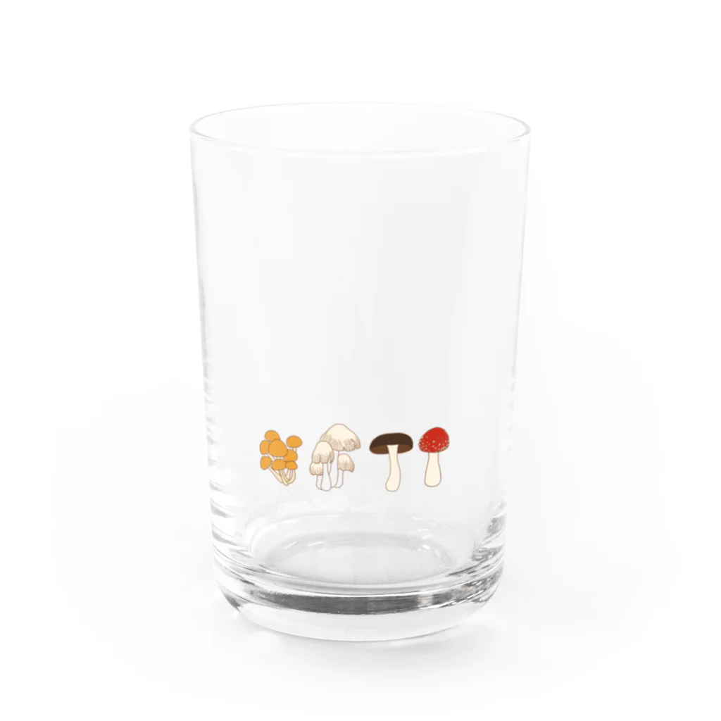 stationery496のきのこ’s Water Glass :front