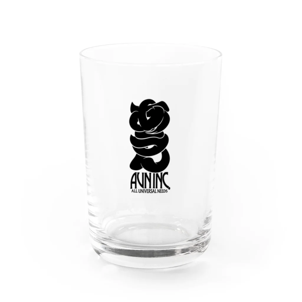 ナミカゼ商店のひらがなのあうん Water Glass :front