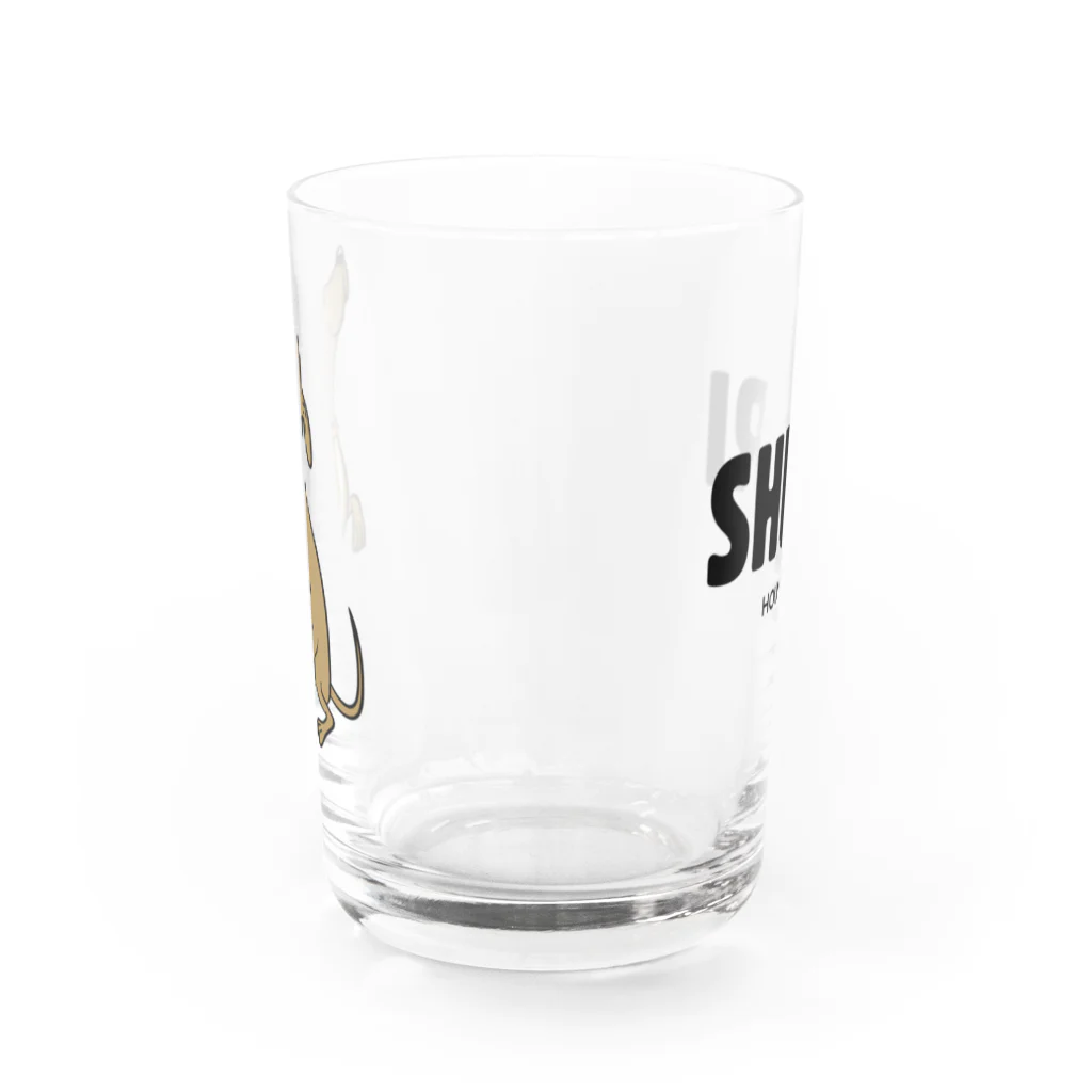 イタグレショップのSHURIちゃん＆LAFFYちゃん専用01  Water Glass :front
