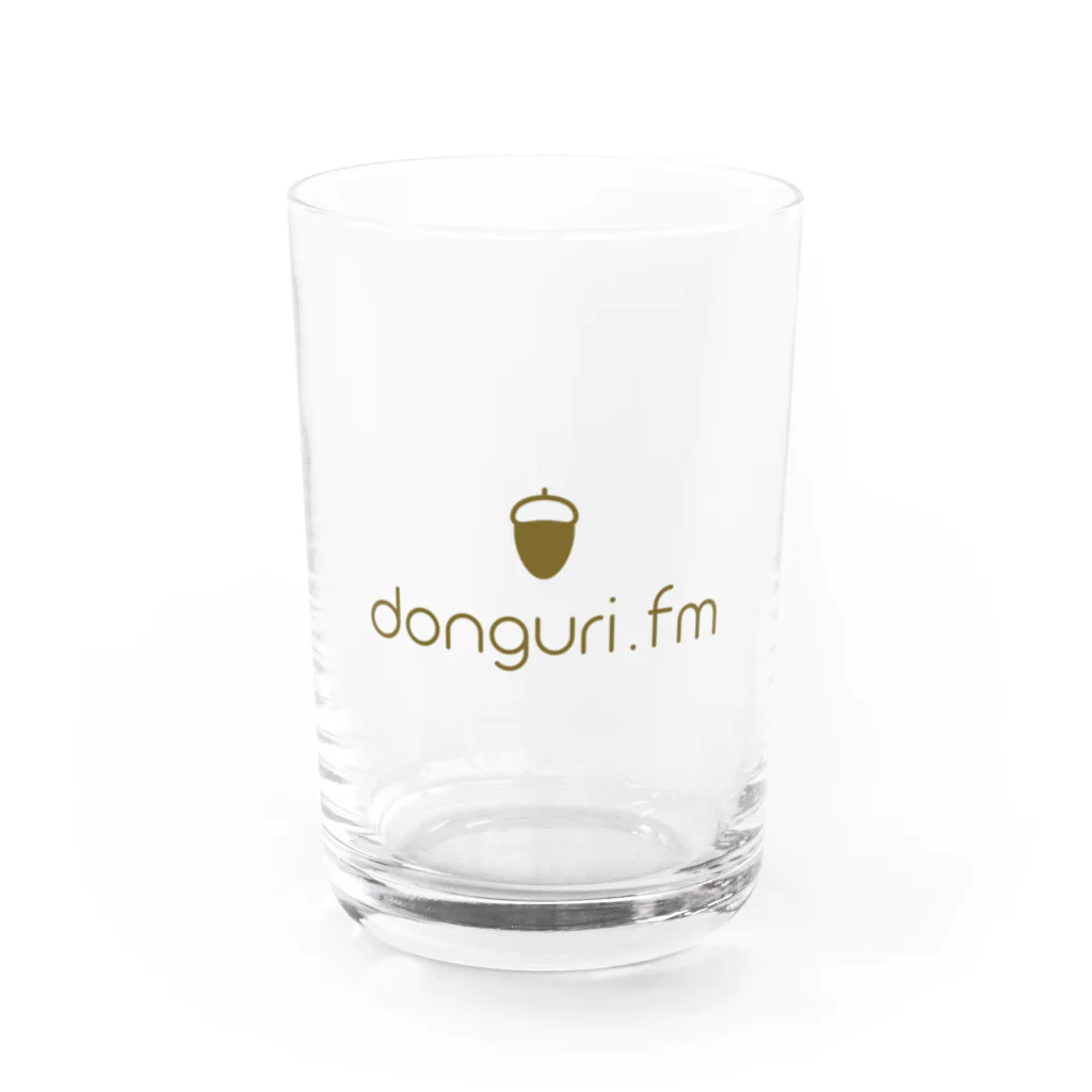 ドングリFMのお店のドングリFM 公式グッズ グラス前面